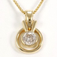 y15%OFFz18K YG lbNX _C 0.47ct ӕʏ dʖ6.7g 45cm